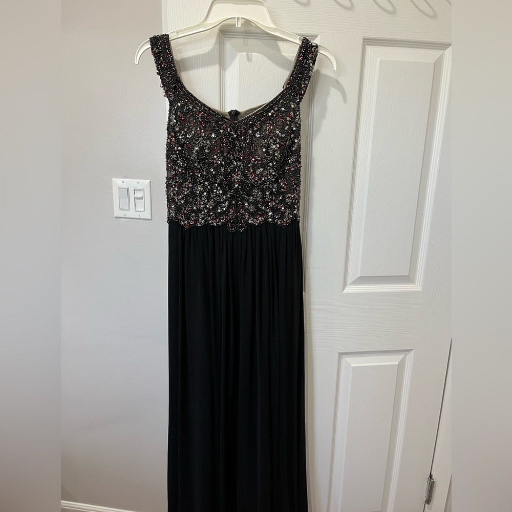 Black jovani sequin dress